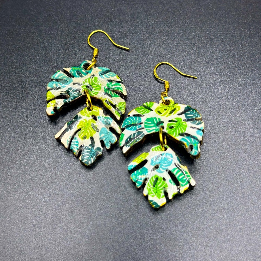 Handmade Wooden Earrings
